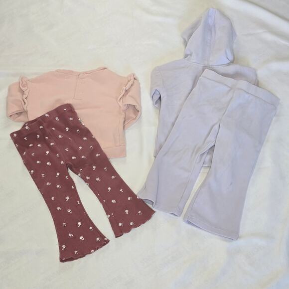 Rabbit And Bear And Carter's Toddler Girl Pant Sets Bundle Of Two. Size 24mo - Picture 2 of 9